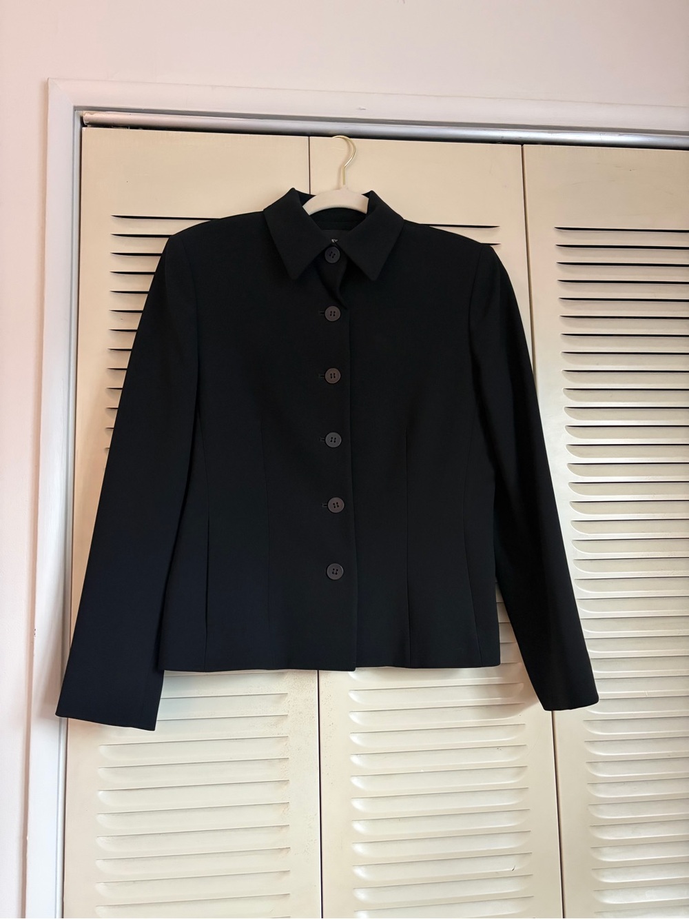 Jones New York Black Tailored Button Jacket